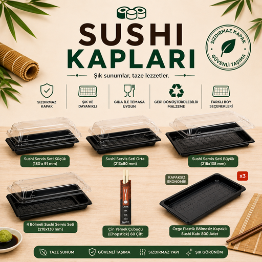 Sushi Kapları