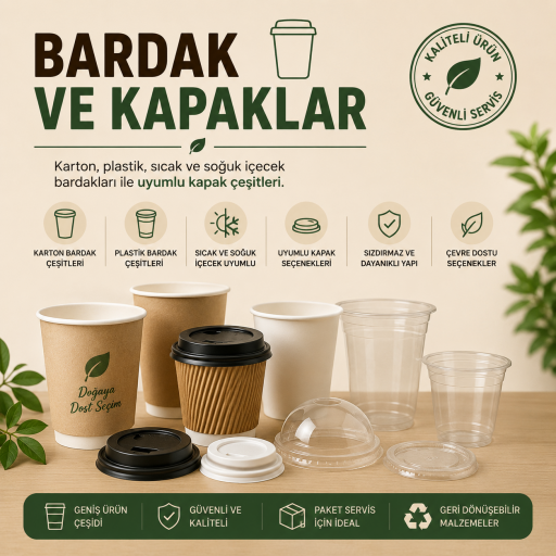 Bardak ve Kapaklar