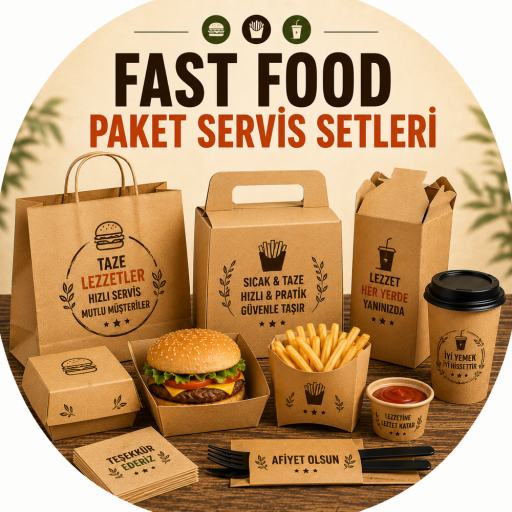Fast Food Paket Servis Setleri