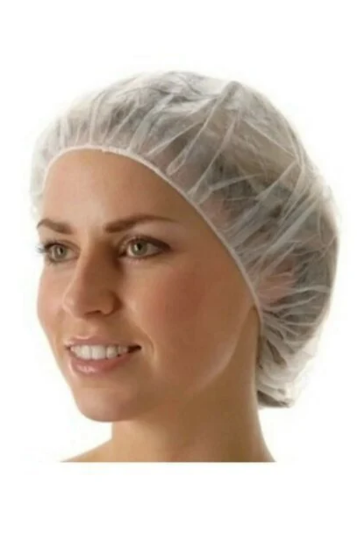 Çift Lastikli Büyük Beyaz Bone 52 Cm