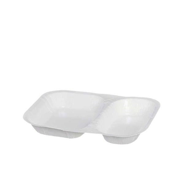 DMR09 2 Bölmeli Sıcağa Dayanıklı Karton Gıda Kabı