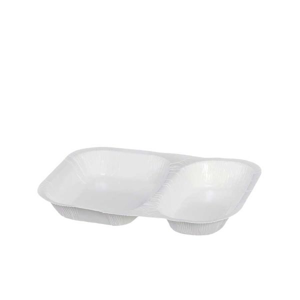 DMR09 2 Bölmeli Sıcağa Dayanıklı Karton Gıda Kabı