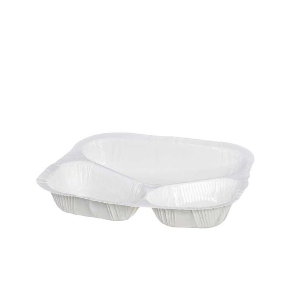 DMR31 3 Bölmeli Sıcağa Dayanıklı Karton Gıda Kabı