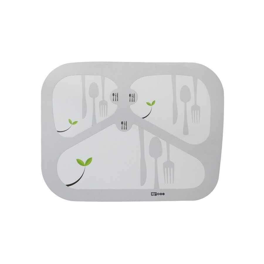 DMR31 3 Bölmeli Sıcağa Dayanıklı Karton Gıda Kabı Kapağı