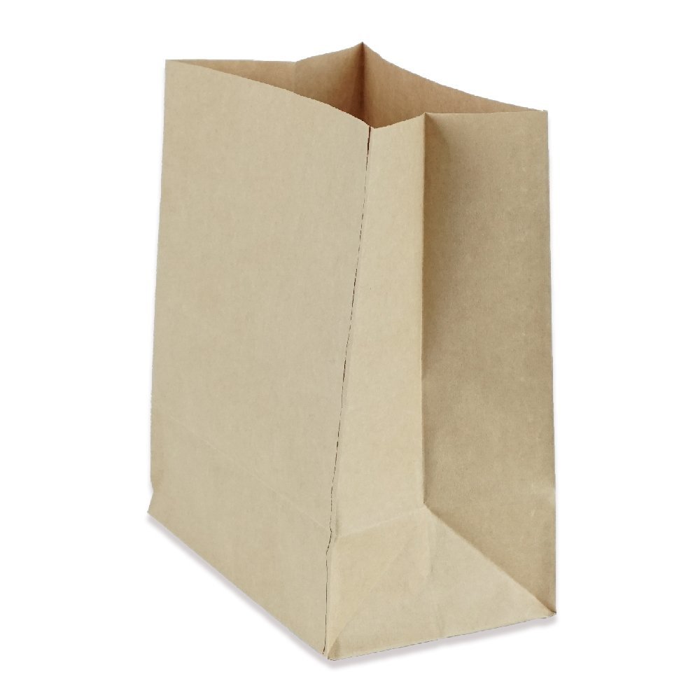 Sapsız Kraft Taşıma Torbası 25x28x14 cm Paket 100 Adet