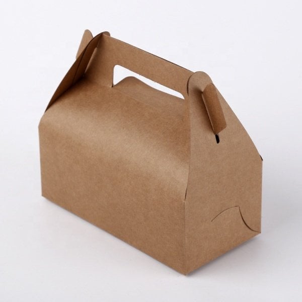 Saplı Hamburger Taşıma Kutusu ( Baskısız ) Paket 50 Adet