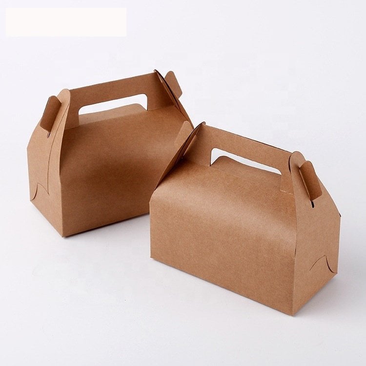 Saplı Hamburger Taşıma Kutusu ( Baskısız ) Paket 50 Adet