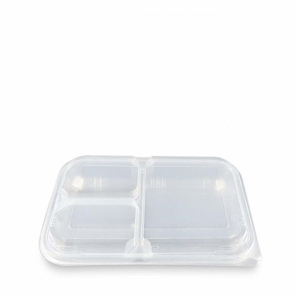 3 Bölmeli Kebap ve Döner Kabı 75 Adet