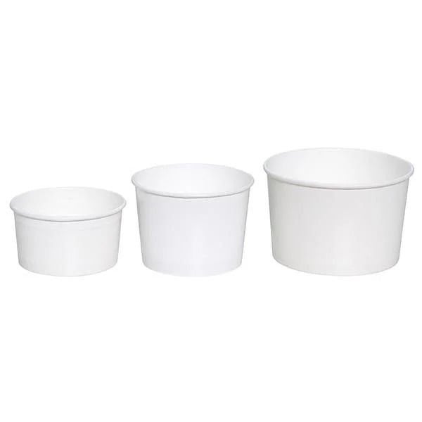 Orego Beyaz Karton Dondurma Kasesi 100 gr 1000 Adet