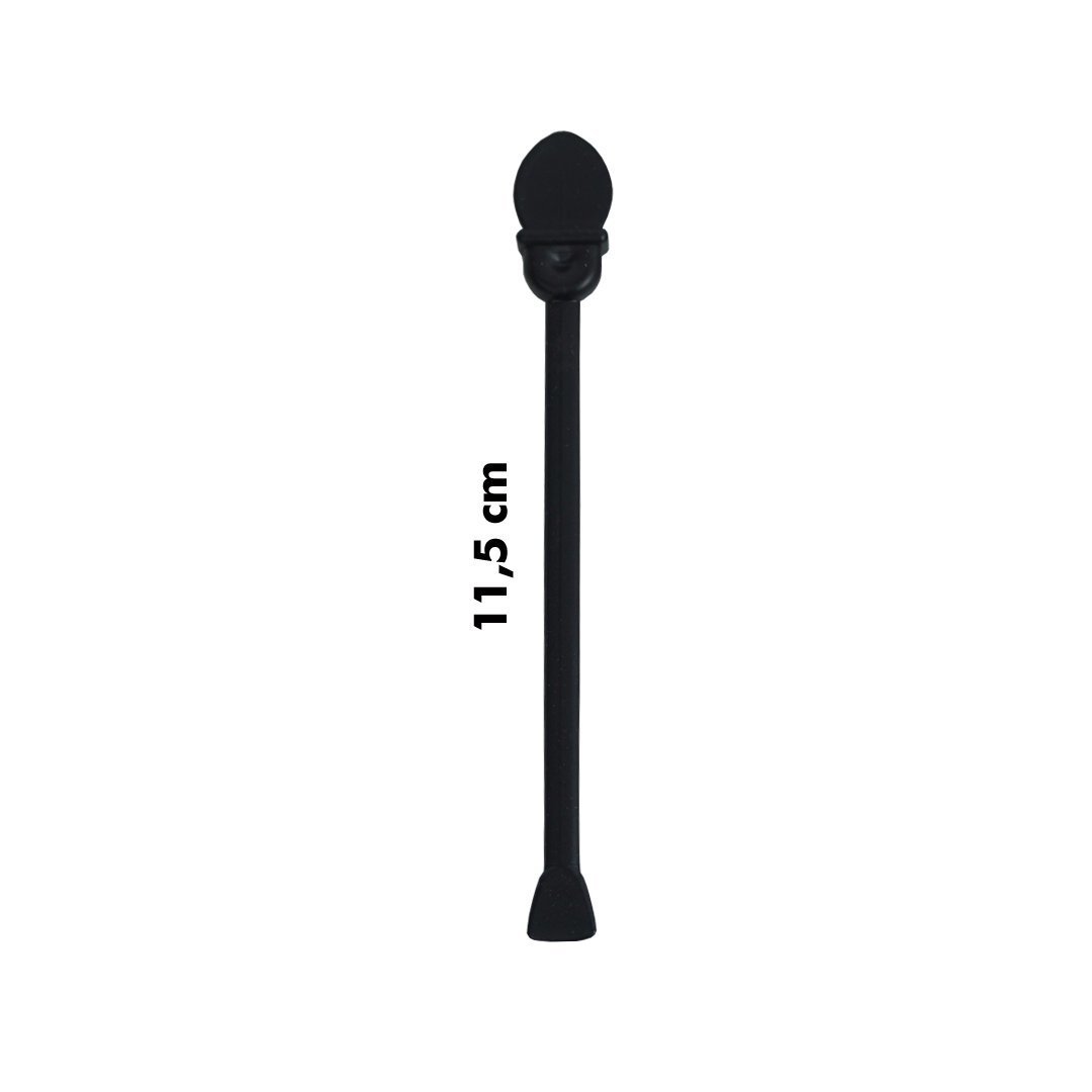 Tıkaçlı Karıştırıcı Orta 11,5 cm Siyah