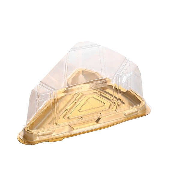 Dilim Pasta Kabı Altın Taban 200 Adet