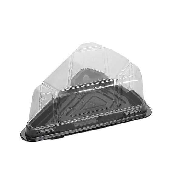 Dilim Pasta Kabı Siyah Taban 200 Adet