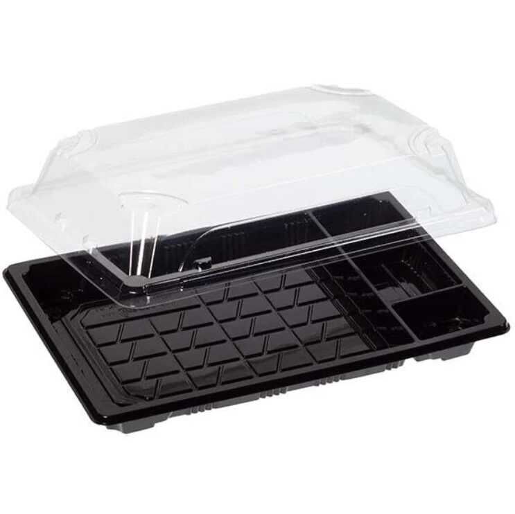 4 Bölmeli Sushi Servis Seti (216x136 mm)