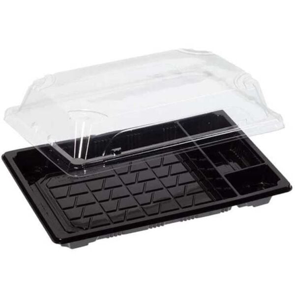 4 Bölmeli Sushi Servis Seti (216x136 mm)