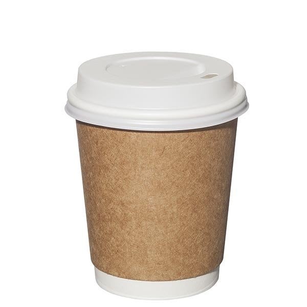 8oz Kraft Double Wall Karton Bardak