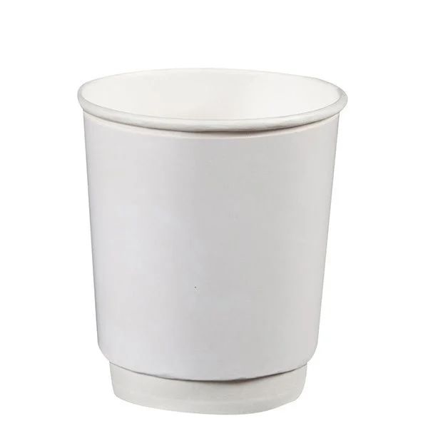 8 oz Beyaz Double Wall Karton Bardak 500 Adet