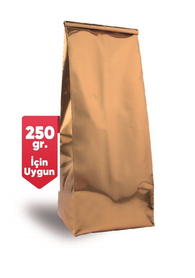 Gold Alüminyum Yan Körüklü Torba 10X25 Cm 1500 Adet