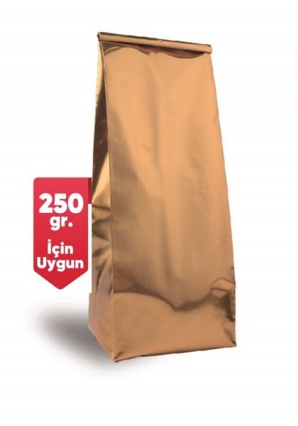 Gold Alüminyum Yan Körüklü Torba 10X25 Cm 1500 Adet