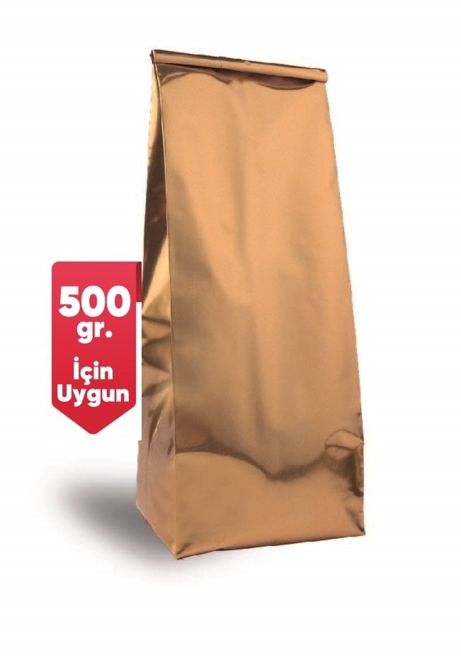 Gold Alüminyum Yan Körüklü Torba 10X34 Cm 1000 Adet