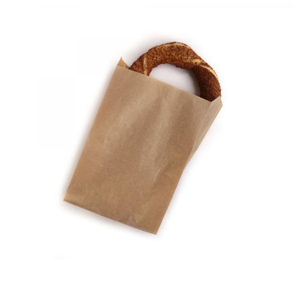 Çizgili Şamua Kraft Kese Kağıdı 15x28 cm 10 KG
