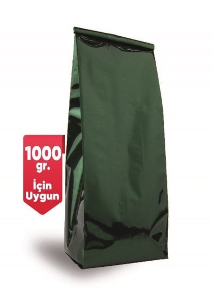 Yeşil Alüminyum Yan Körüklü Torba 12,5X40 Cm 750 Adet