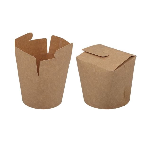 16 Oz Karton Noodle ve Döner Kutusu (KRAFT) Koli 500 Adet