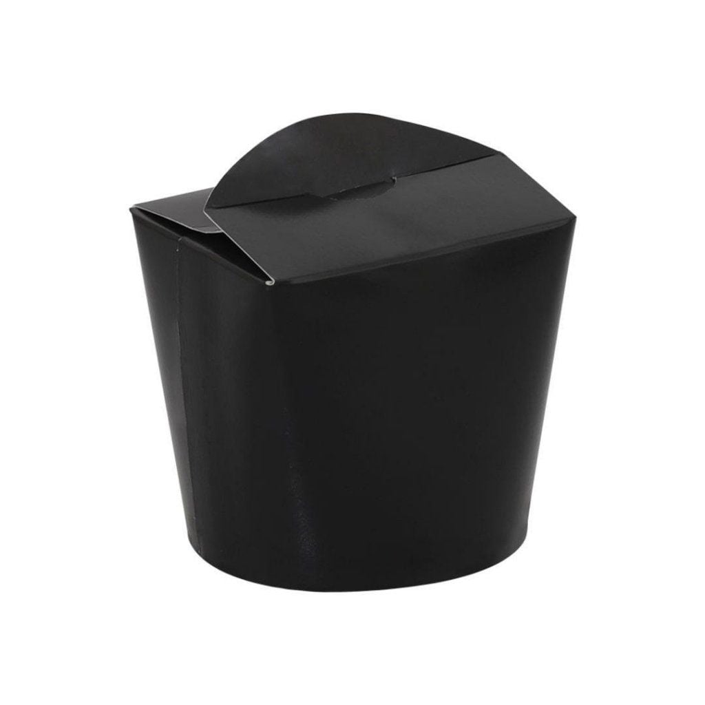 16 Oz Karton Noodle ve Döner Kutusu (SİYAH)