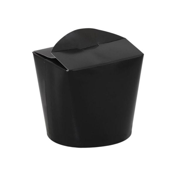 16 Oz Karton Noodle ve Döner Kutusu (SİYAH)