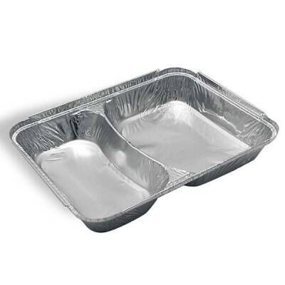 Alüminyum 2 Gözlü Kap 100 Adet