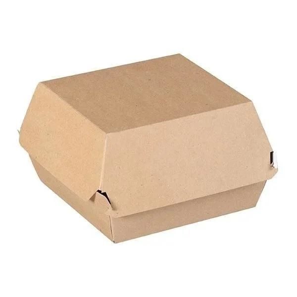 Naturel Kraft Hamburger Kutusu Orta Yüksek 12x12x9 cm