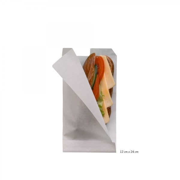Sandviçlik Yağlı Kese Kağıdı 12x24 cm 2250 Adet