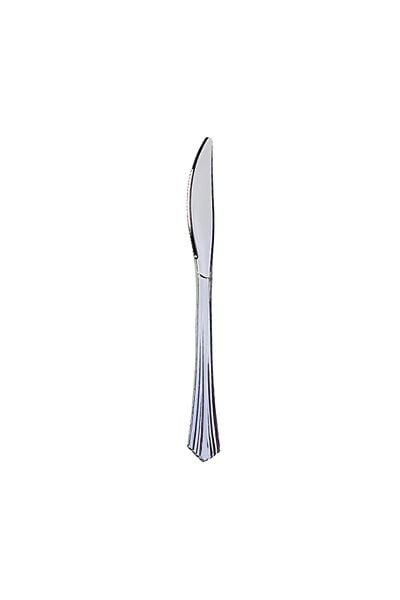 Metal Görünümlü Lüx Plastik Bıçak