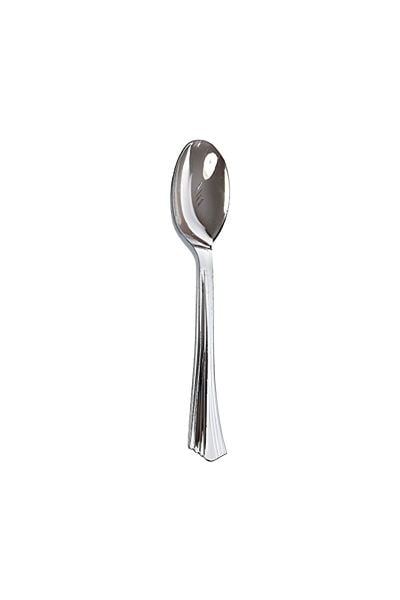Metal Görünümlü Lüx Plastik Kaşık
