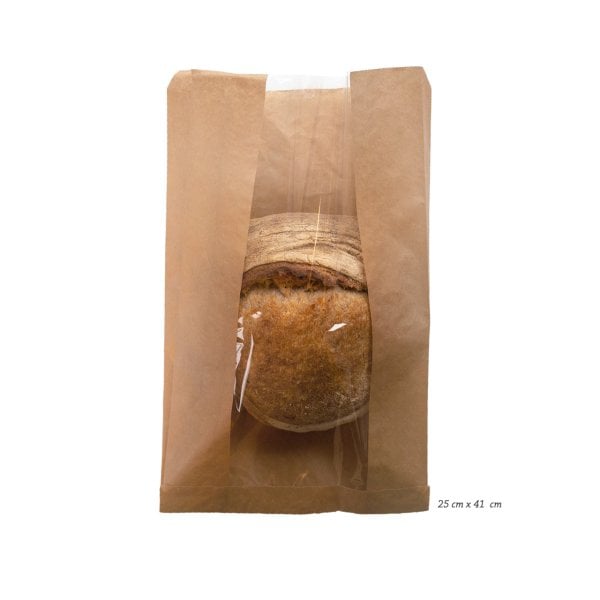 Kese Kağıdı Şamua Pencereli 25x40x8 cm 10 KG