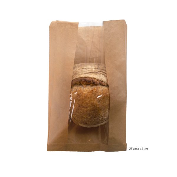 Kese Kağıdı Şamua Pencereli 25x40x8 cm 10 KG