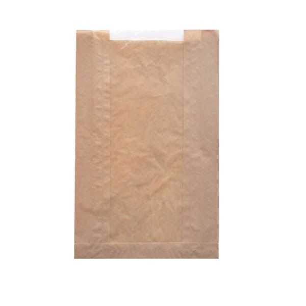Pencereli Şamua Kraft Kese 25x41 cm 800 Adet