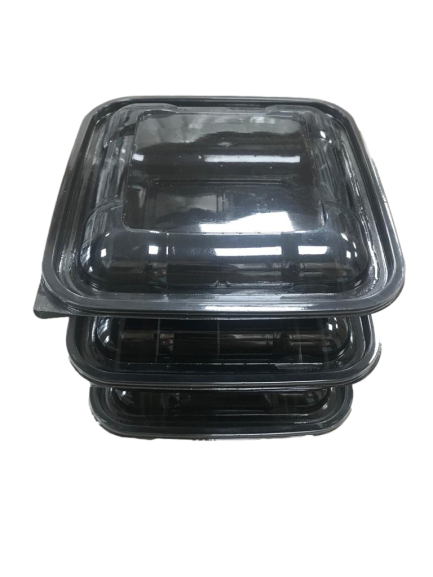 Kare Siyah Salata Kase Kapağı (750gr,1000gr,1500gr)