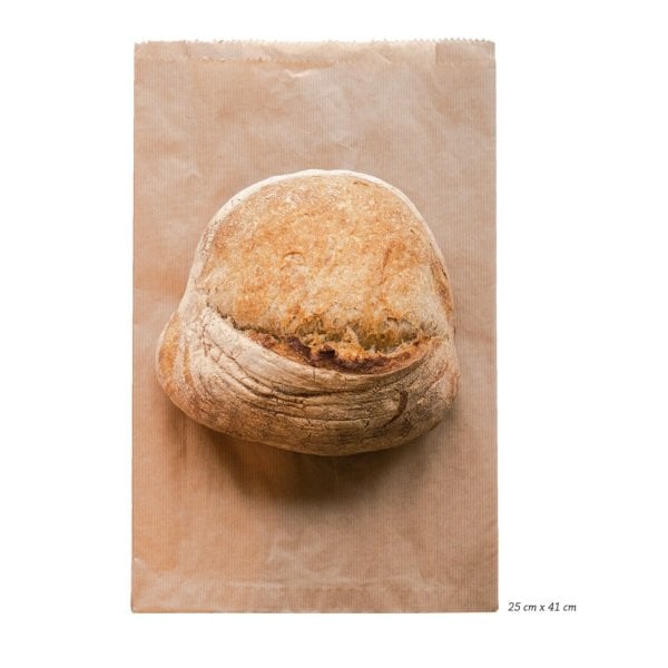Çizgili Şamua Kraft Kese Kağıdı 25x41 cm 800 Adet