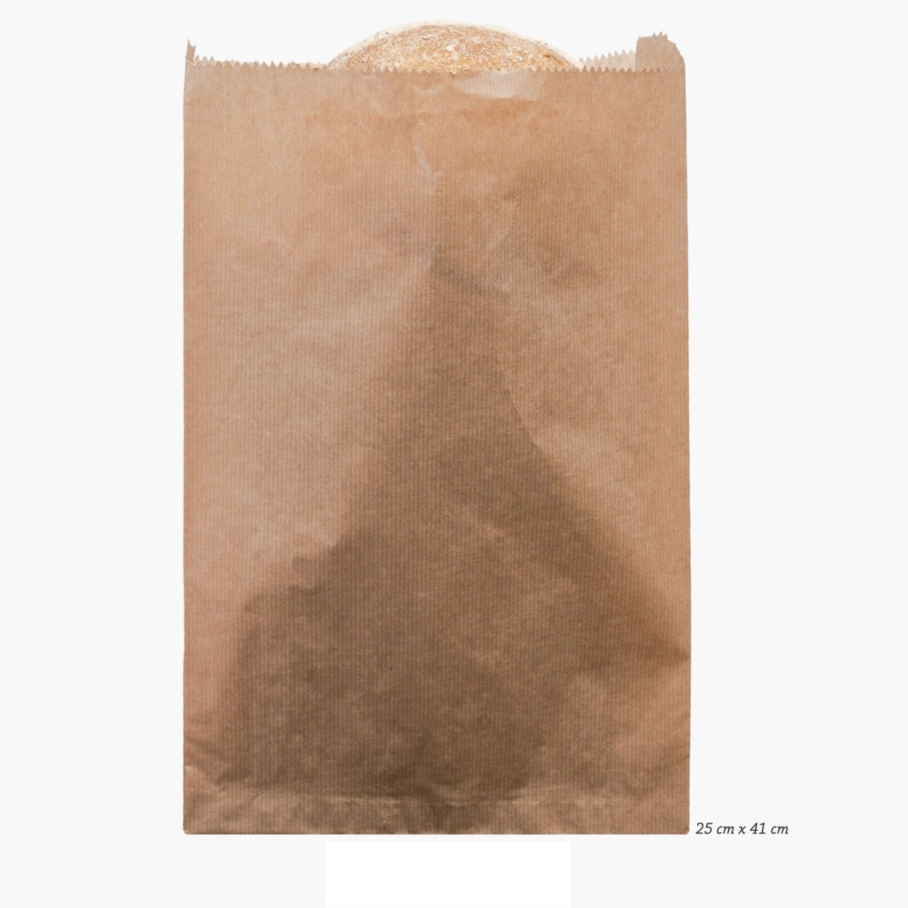 Çizgili Şamua Kraft Kese Kağıdı 25x41 cm 800 Adet