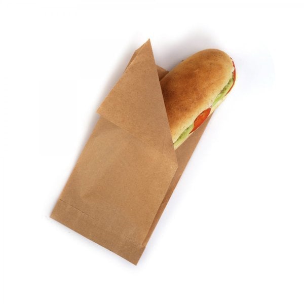 Çizgisiz Şamua Kraft Sandviç Kağıdı 12x24 cm 2250 Adet