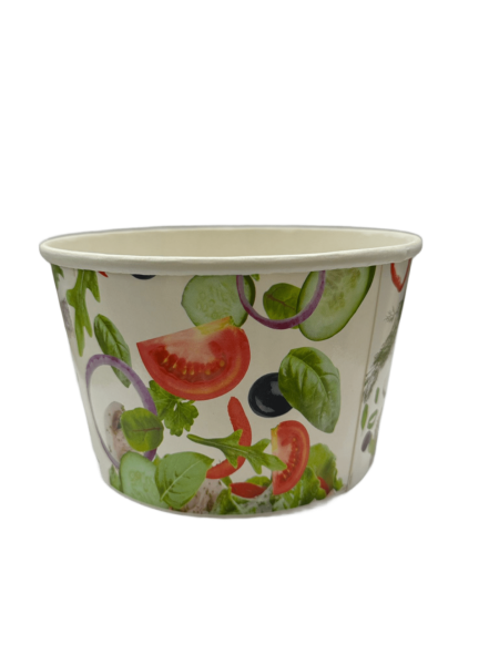 Desenli Salata Kasesi 1250 cc Kapaksız 420 Adet