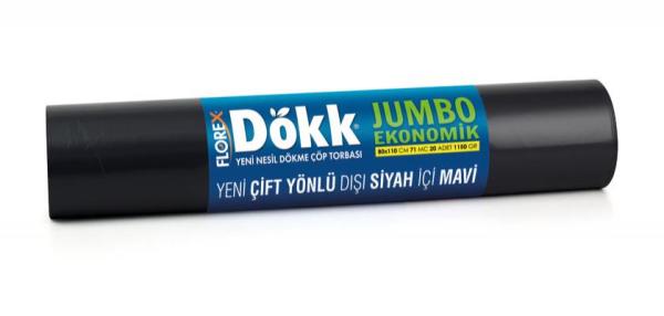 Florex Ekonomik Jumbo Boy Dökme Çöp Poşeti 180 Adet