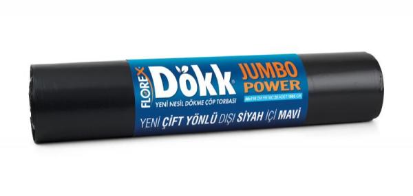 Florex Power Jumbo Boy Dökme Çöp Poşeti 140 Adet