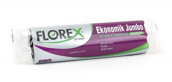 Florex Ekonomik Jumbo Çöp Torbası 200 Adet
