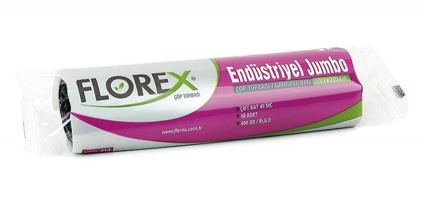 Florex Endüstriyel Jumbo Çöp Torbası 200 Adet