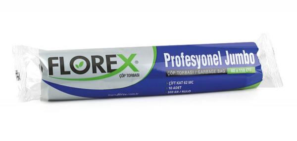 Florex Profesyonel Jumbo Çöp Torbası 200 Adet