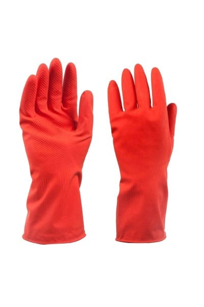 Dolphin Temizlik Eldiveni (9-9,5) Large Kırmızı