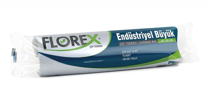 Florex Endüstriyel Büyük Çöp Torbası 250 Adet