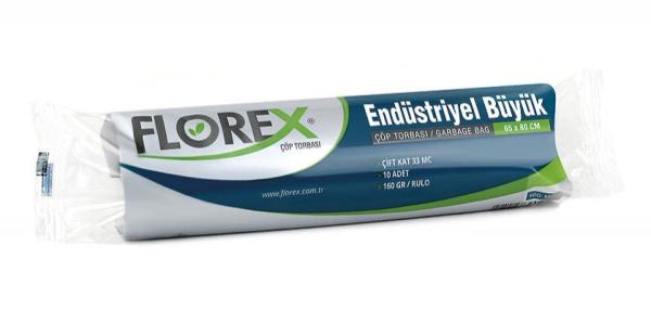 Florex Endüstriyel Büyük Çöp Torbası 250 Adet