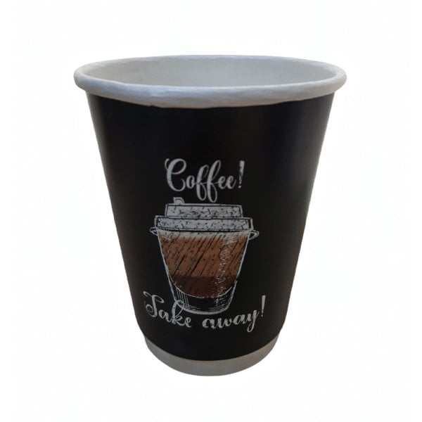14 Oz Double Wall Coffe Take Away Karton Bardak